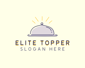 Restaurant Food Cloche logo design