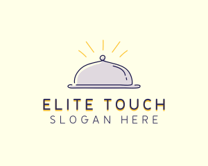 Restaurant Food Cloche logo design