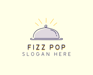 Restaurant Food Cloche logo design