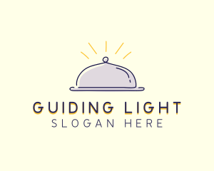 Restaurant Food Cloche logo design