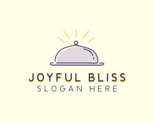 Restaurant Food Cloche logo design