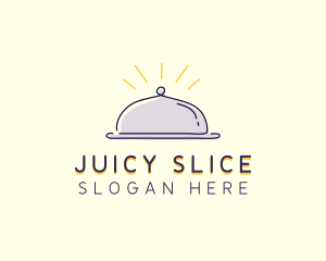 Restaurant Food Cloche logo design