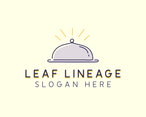 Restaurant Food Cloche logo design