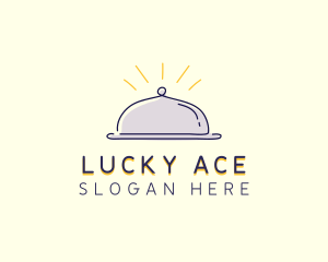 Restaurant Food Cloche logo design