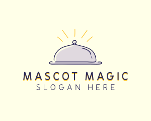 Restaurant Food Cloche logo design