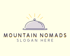 Restaurant Food Cloche logo design