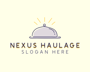 Restaurant Food Cloche logo design