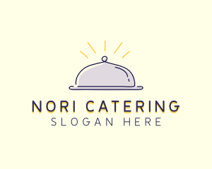 Restaurant Food Cloche logo design