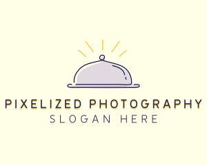 Restaurant Food Cloche logo design