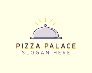 Restaurant Food Cloche logo design