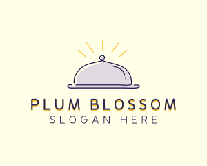 Restaurant Food Cloche logo design