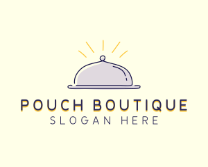 Restaurant Food Cloche logo design