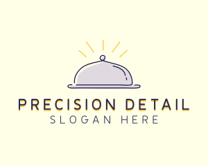 Restaurant Food Cloche logo design