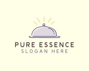 Restaurant Food Cloche logo design