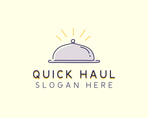 Restaurant Food Cloche logo design