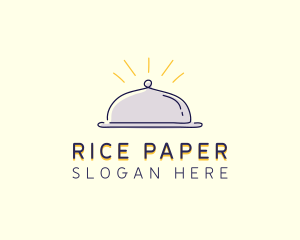 Restaurant Food Cloche logo design