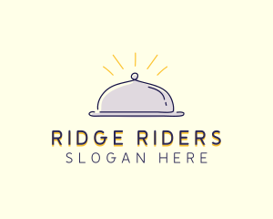 Restaurant Food Cloche logo design