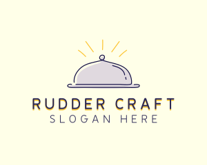 Restaurant Food Cloche logo design