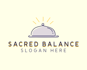 Restaurant Food Cloche logo design