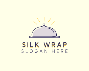 Restaurant Food Cloche logo design