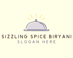 Restaurant Food Cloche logo design