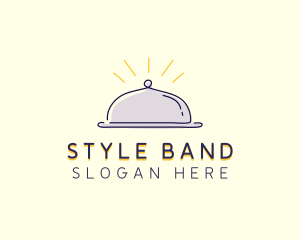 Restaurant Food Cloche logo design