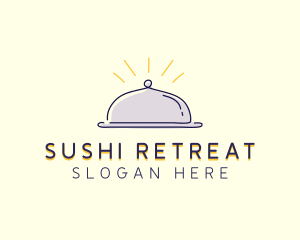 Restaurant Food Cloche logo design