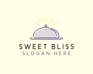 Restaurant Food Cloche logo design