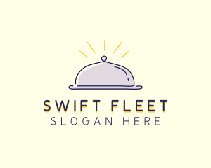 Restaurant Food Cloche logo design