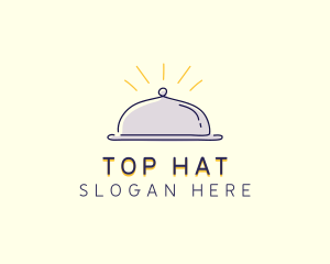 Restaurant Food Cloche logo design