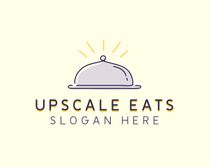 Restaurant Food Cloche logo design