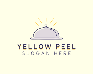 Restaurant Food Cloche logo design