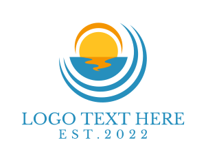 Aqua Beach Sunset  logo