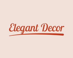 Retro Script Business logo design