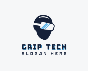 VR Gamer Goggles logo design