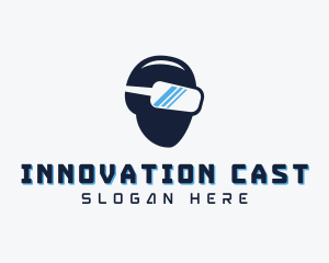 VR Gamer Goggles logo design