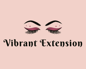 Eyelashes Beauty Makeup logo design