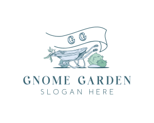 Wheelbarrow Garden Landscaping logo design