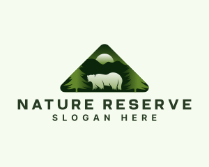 Bear Nature Park logo design