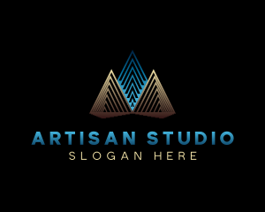 Creative Studio Pyramid logo design