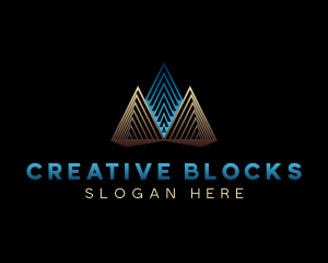 Creative Studio Pyramid logo design