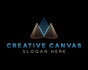 Creative Studio Pyramid logo design