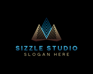 Creative Studio Pyramid logo design