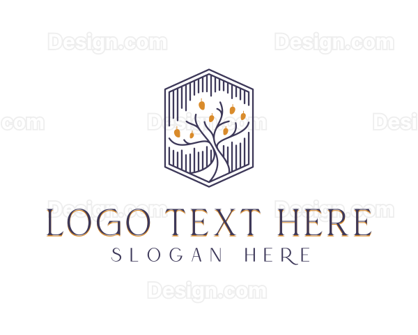 Arborist Tree Gardening Logo