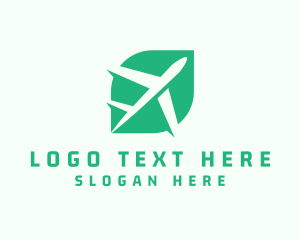 Eco Travel Airplane Transportation logo