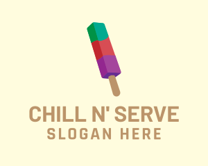 Colorful Frozen Popsicle logo