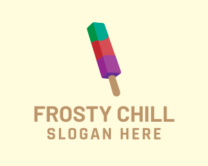 Colorful Frozen Popsicle logo