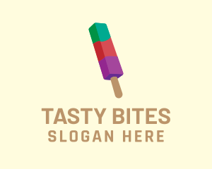 Colorful Frozen Popsicle logo design
