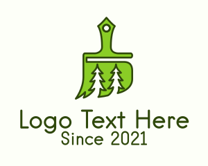 Pine Tree Paintbrush logo