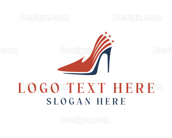 Feminine Stilettos Shoes Logo